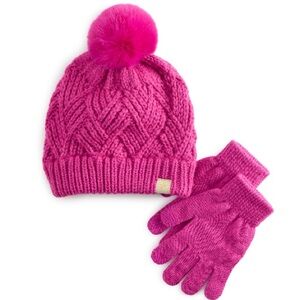 🌸So Knit Hat & Gloves